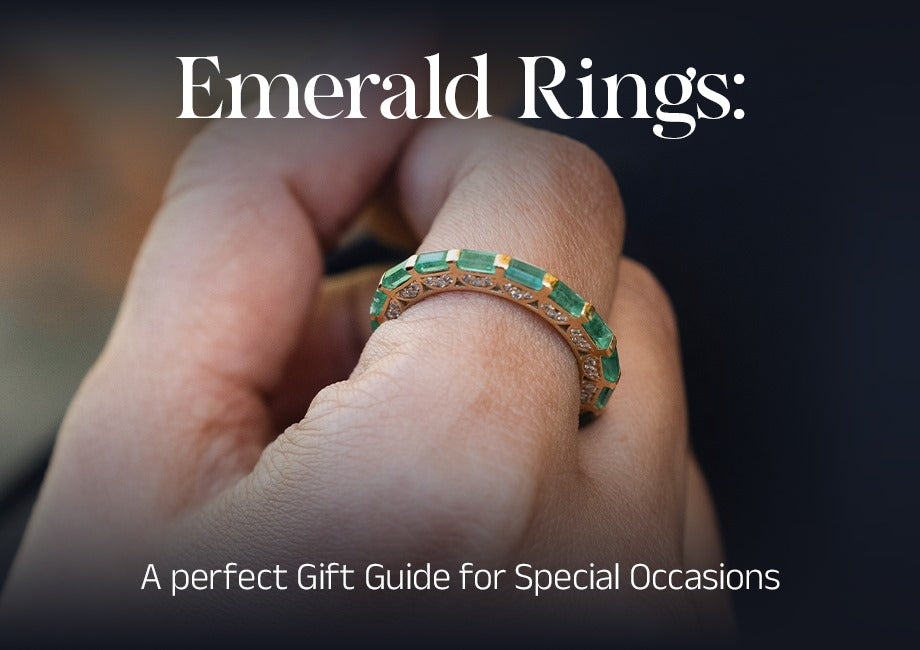 emerald rings for women