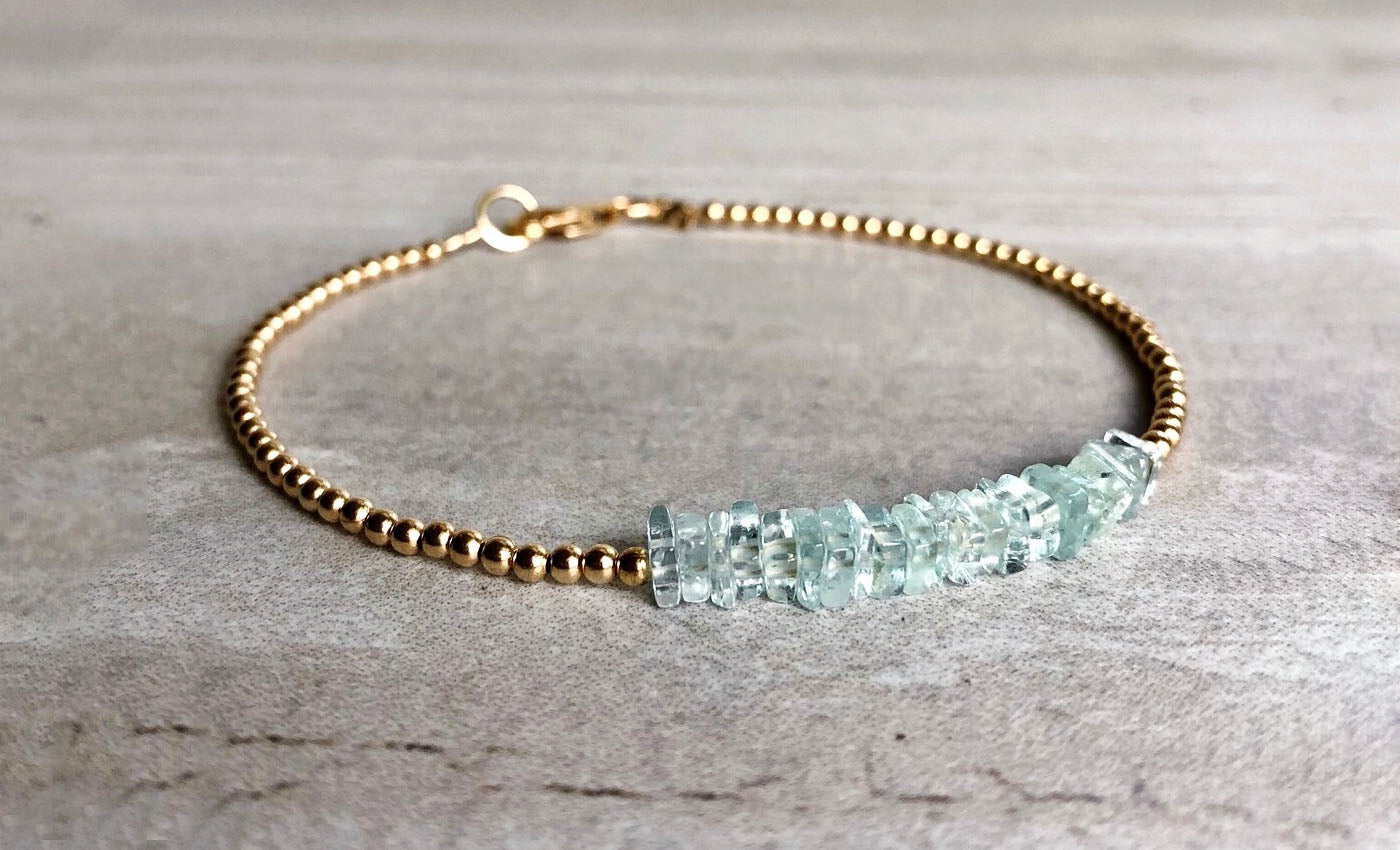 Upgrade Your Spring Wardrobe with Aquamarine Bracelet