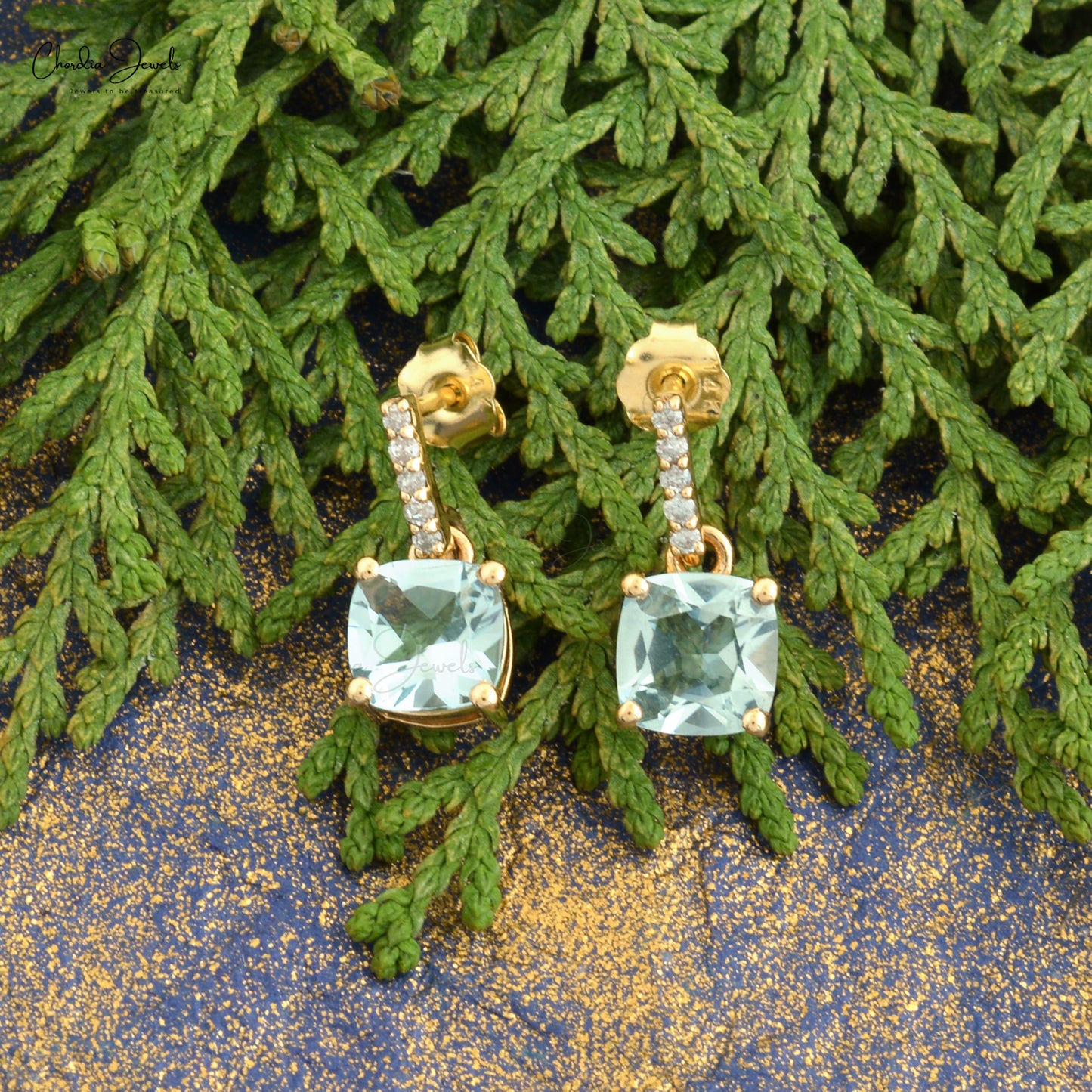 Buy Aquamarine Earrings