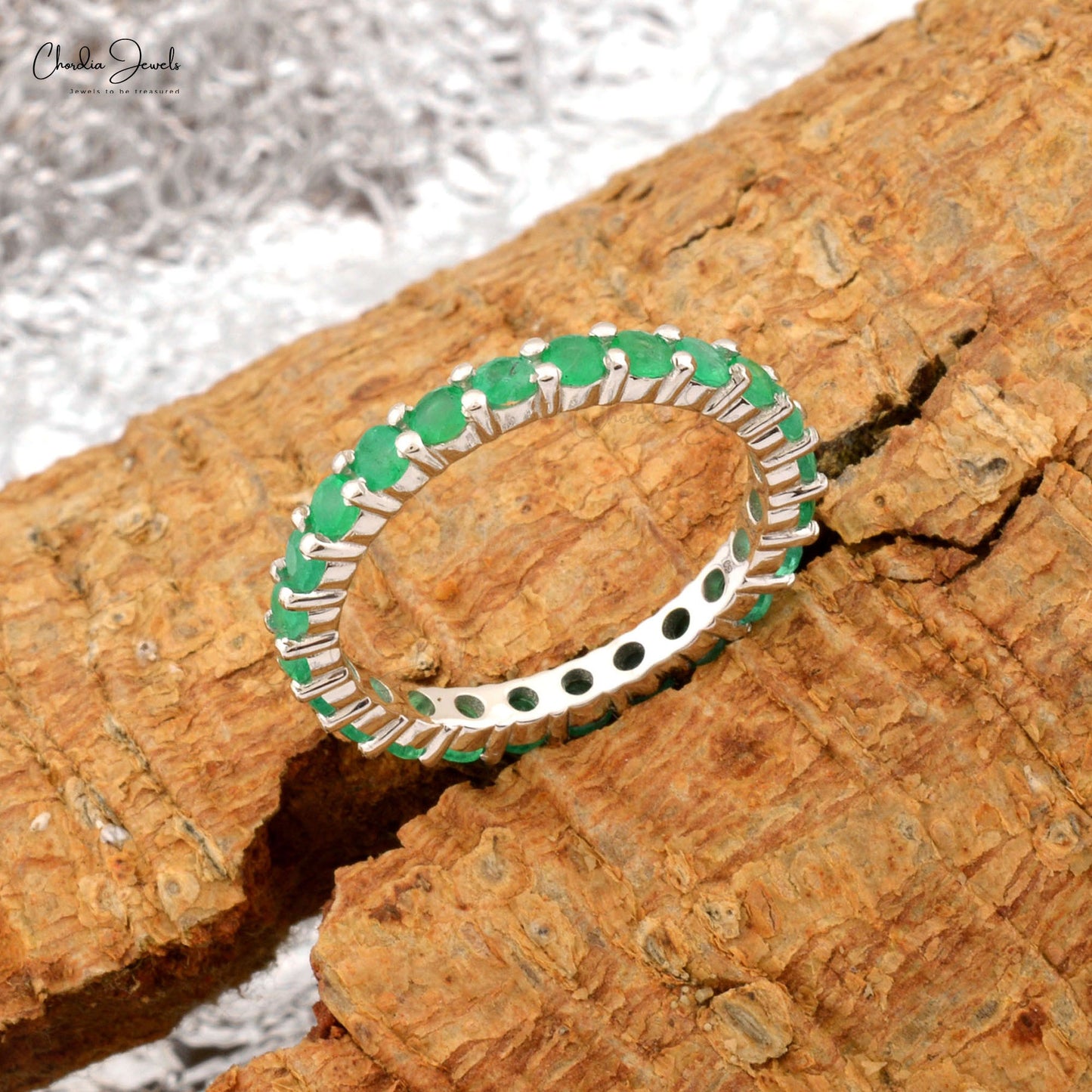 Emerald Eternity ring