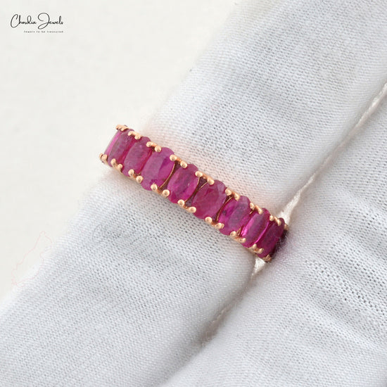 Ruby Eternity Bands