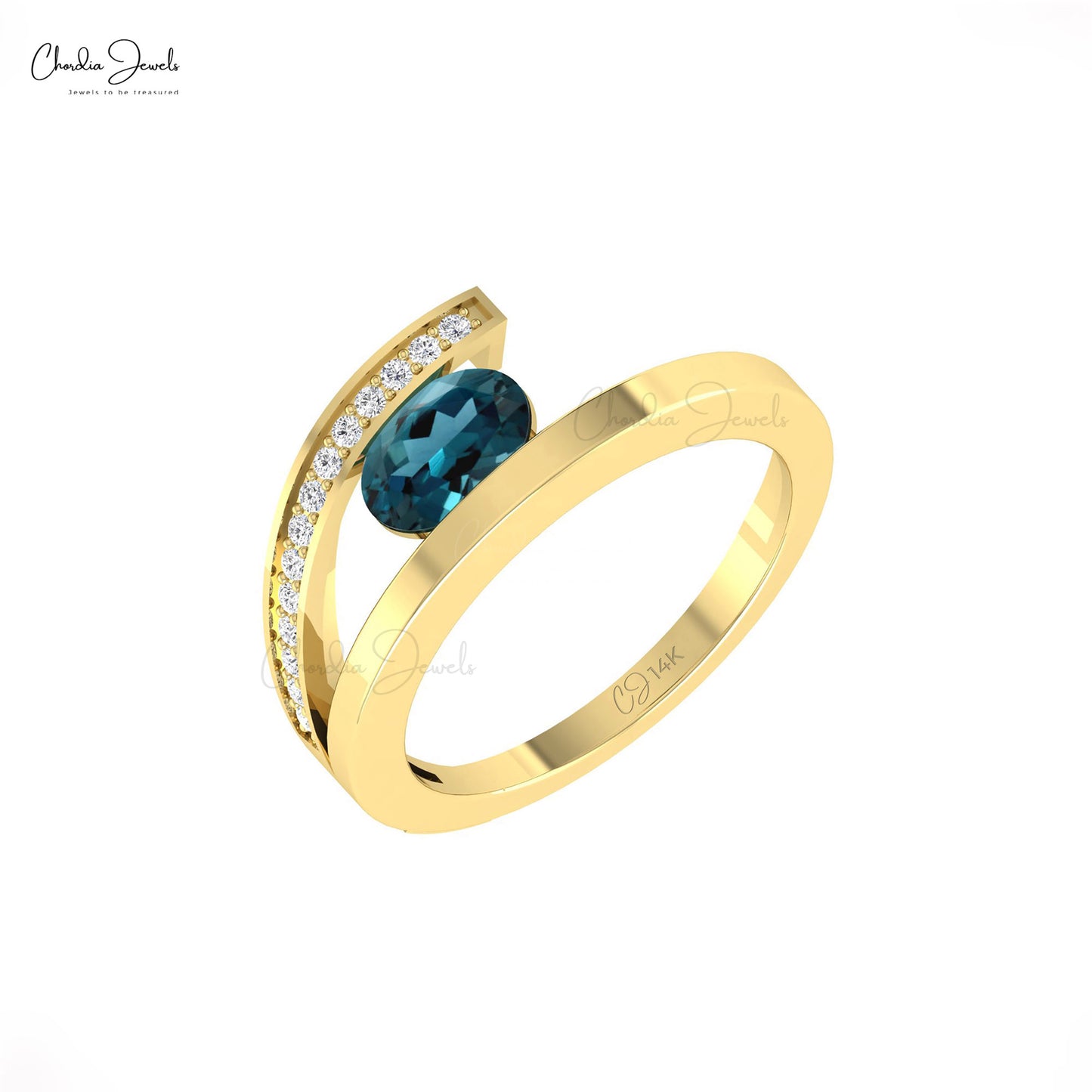 London Blue Topaz Ring