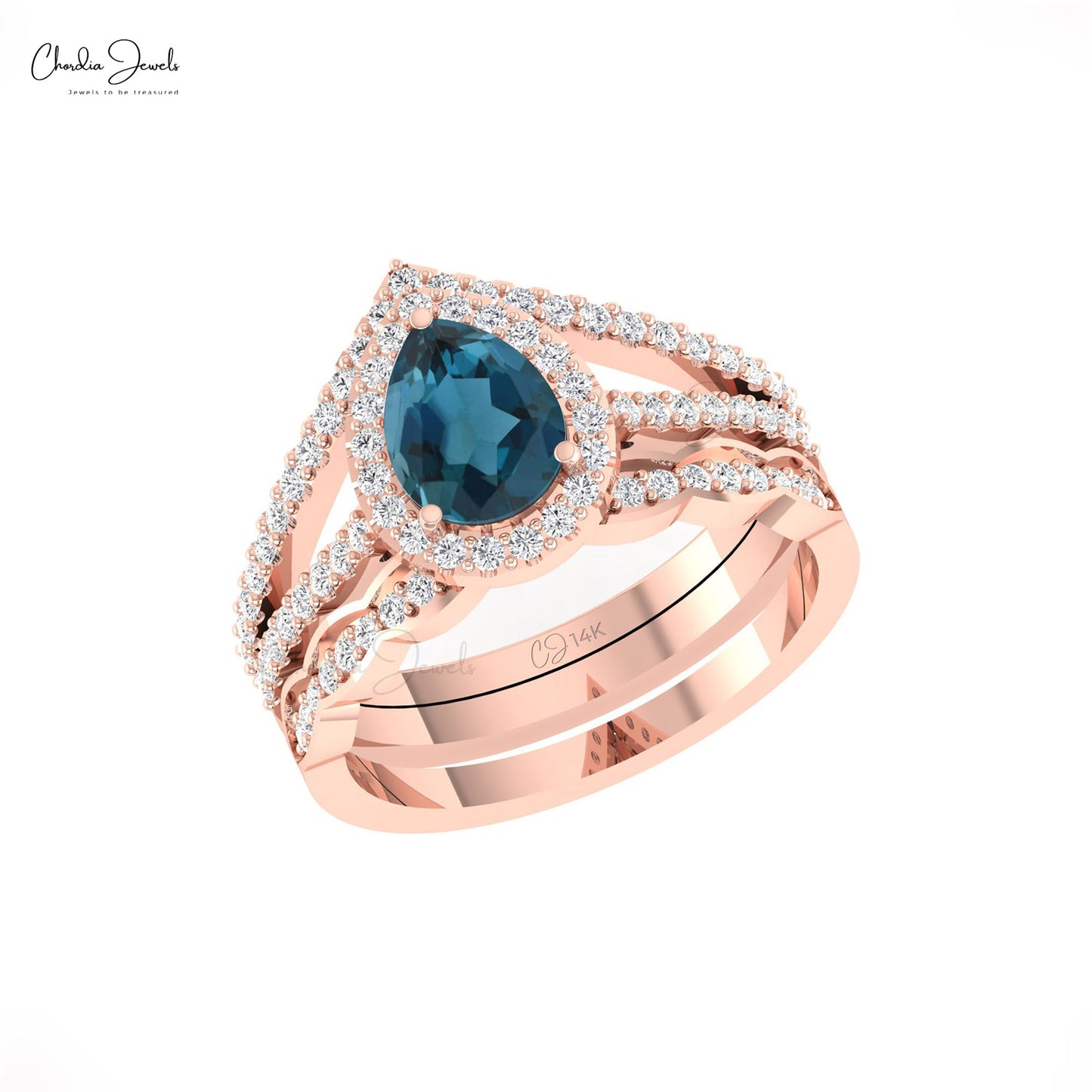 Shop Blue Topaz Wedding Ring