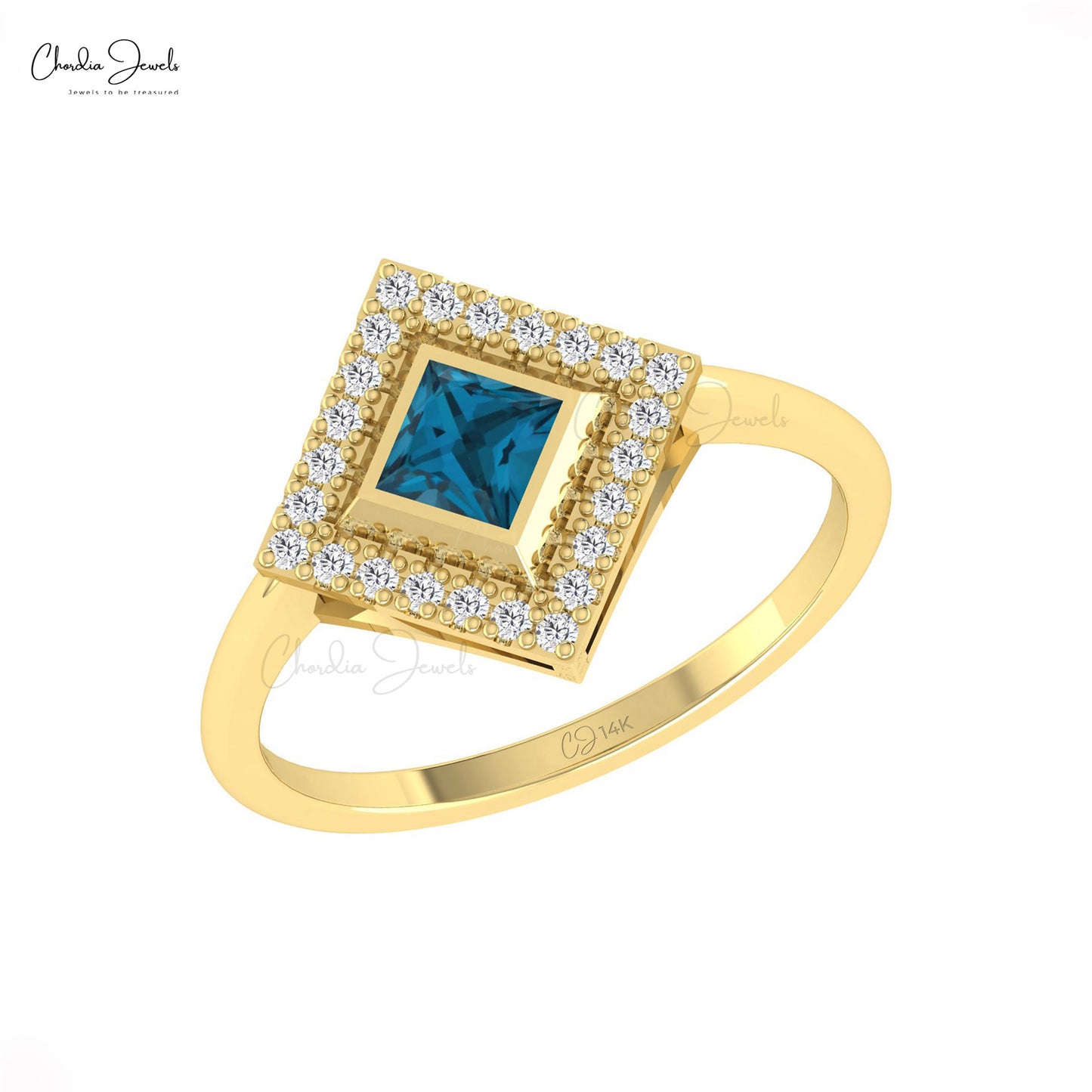 London Blue Topaz Ring