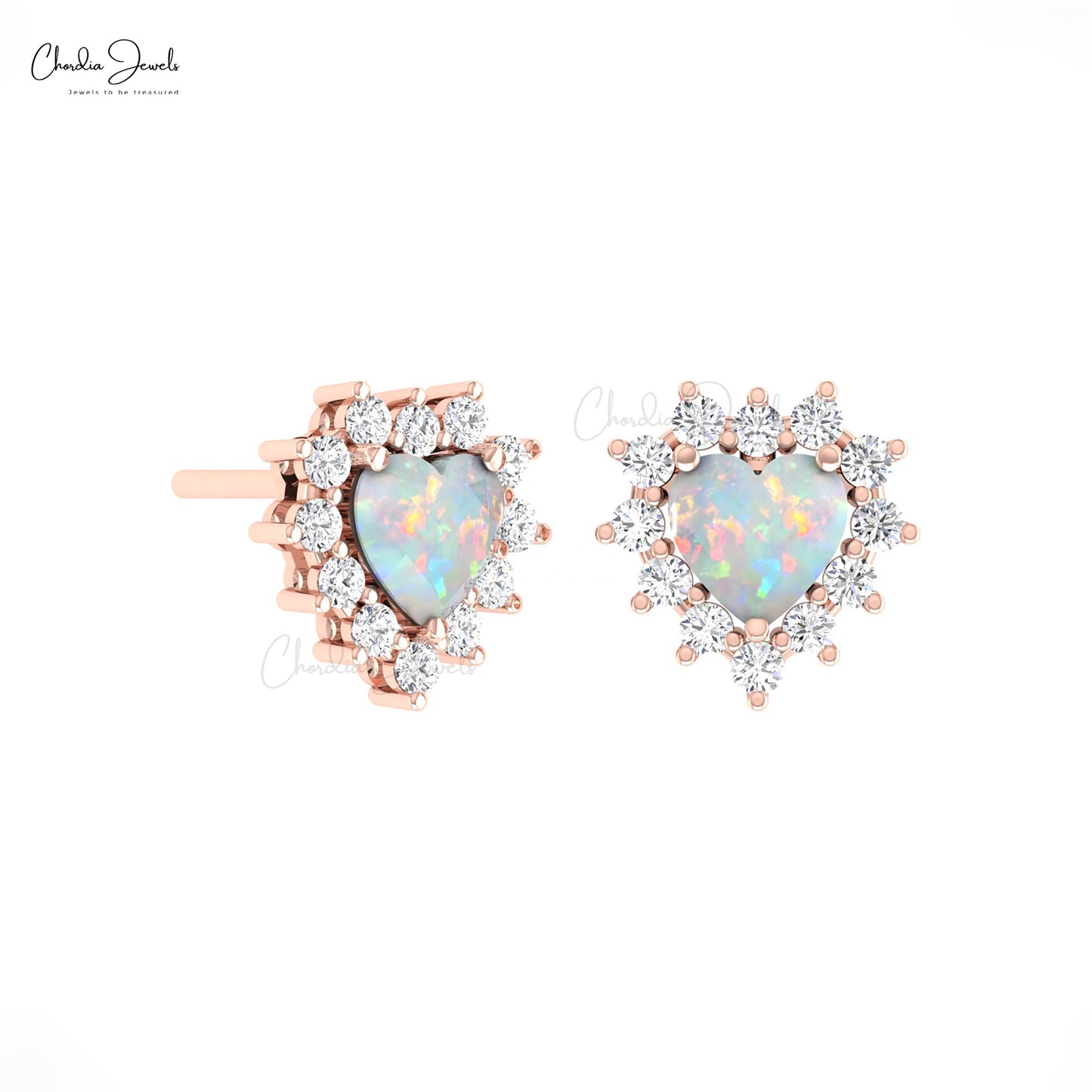 Natural Opal Earrings