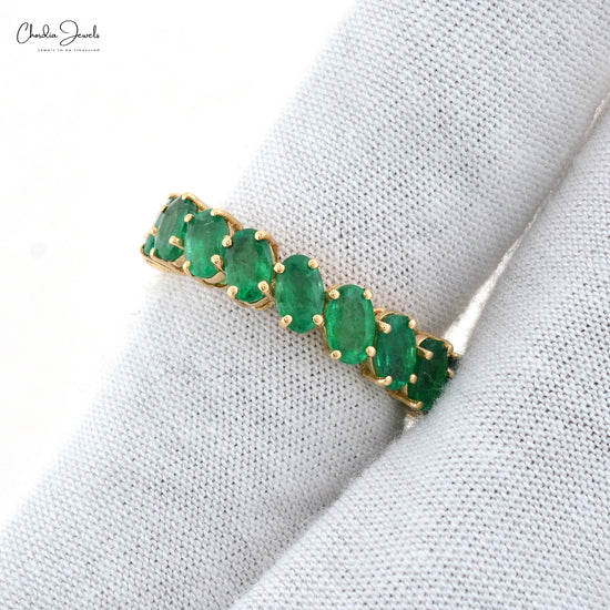 Unlock the beauty of self expression with our green emerald ring.