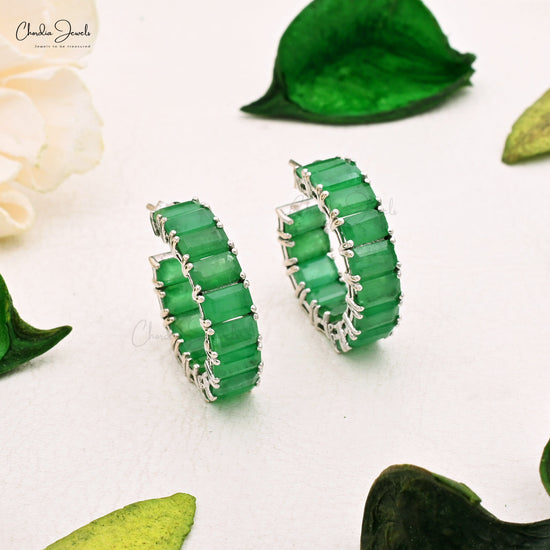 emerald earring