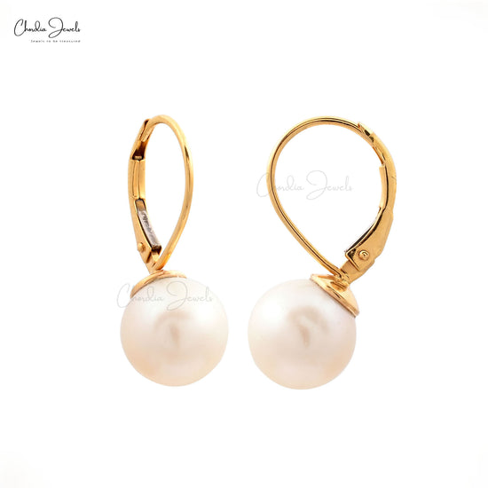 natural pearl earrings