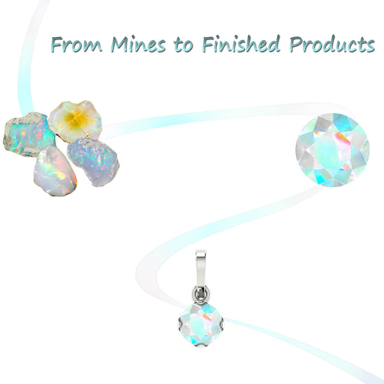 Natural Opal Earrings 7x5mm Oval Cut Gemstone Prong Set Earrings 14k Solid Rose Gold Dangle Earrings For Birthday Gift