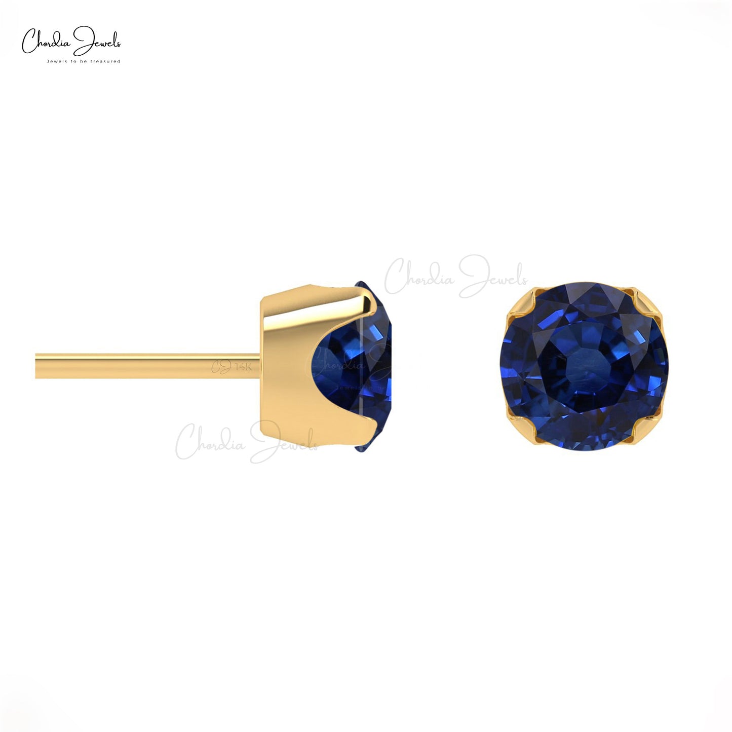 Elegant Solitaire Earrings