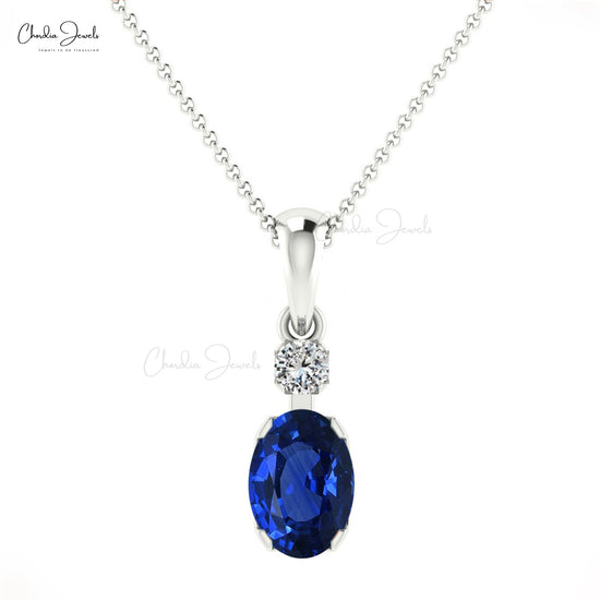 Shop Blue Sapphire Pendant