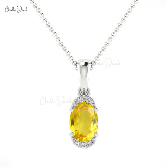 Buy Yellow Sapphire Pendant