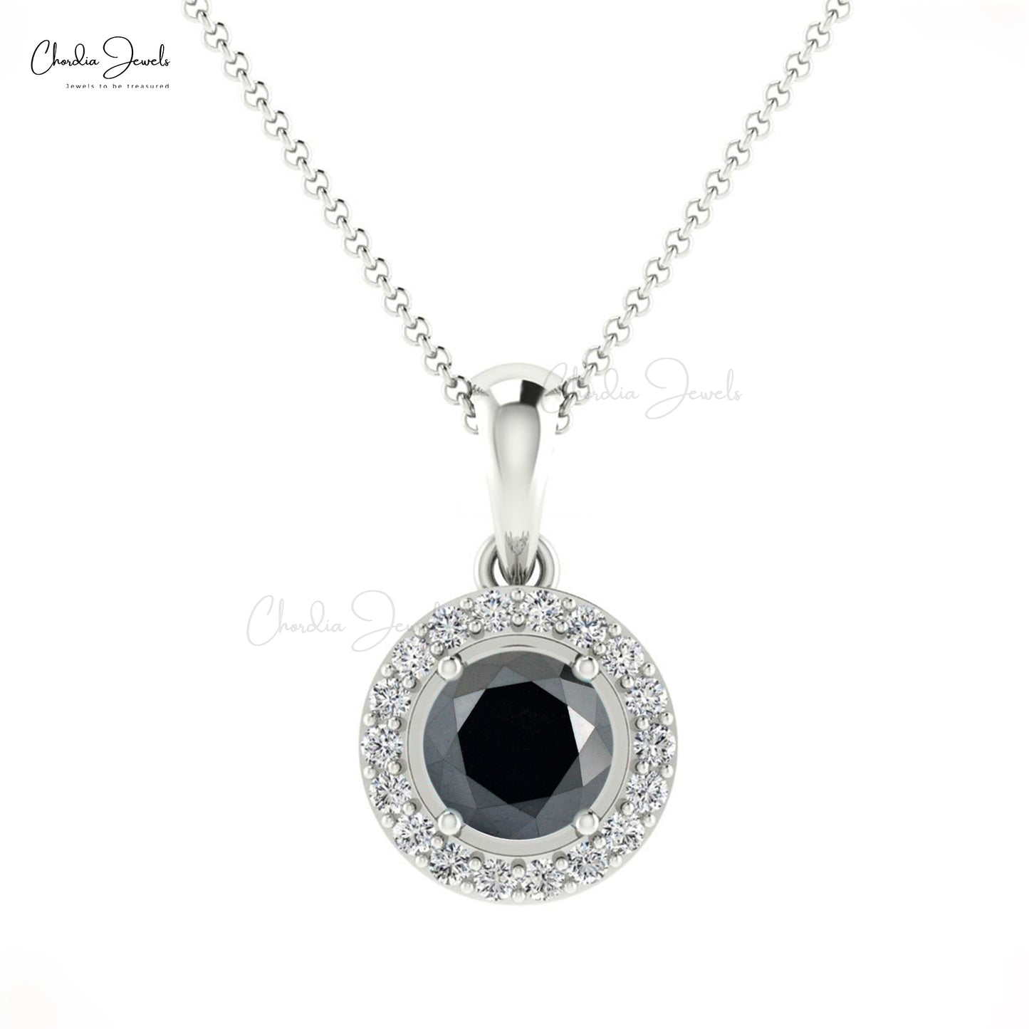 Shop Black Diamond Halo Pendant