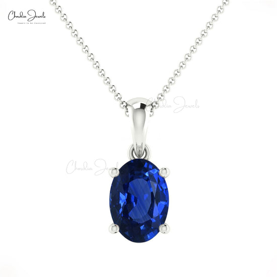 Buy Blue Sapphire Dainty Pendant