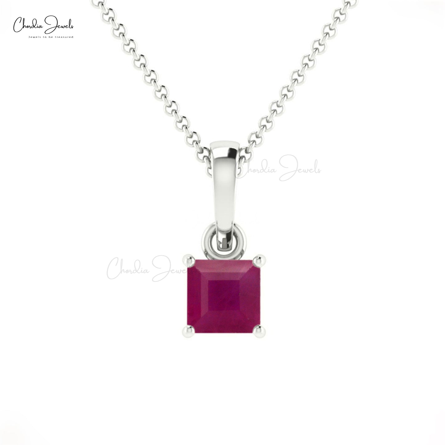 Natural Ruby Pendant