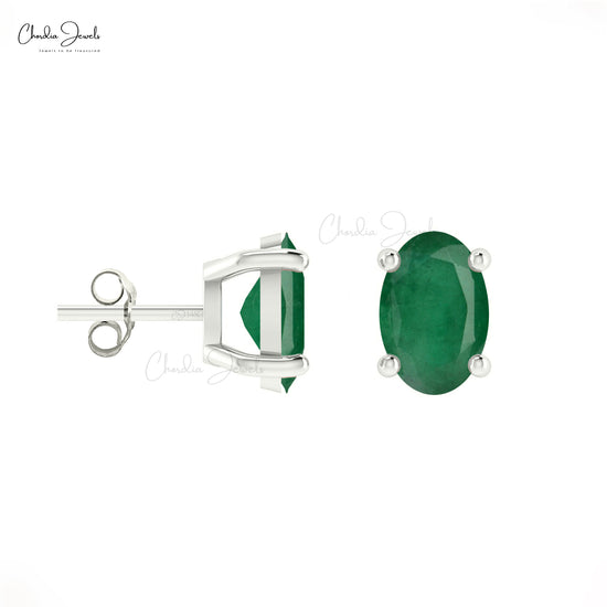 Unlock the beauty of self expression with our Real Emerald Earrings