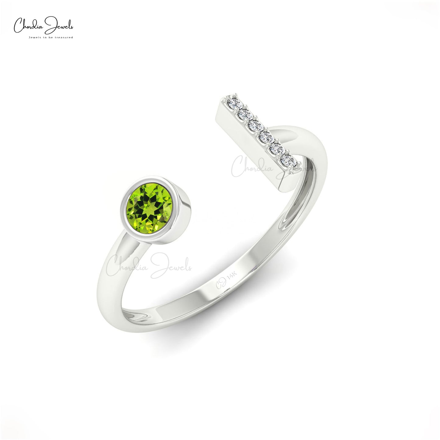 Green Peridot ring