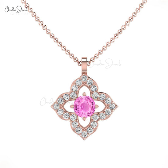 Buy Pink sapphire pendant