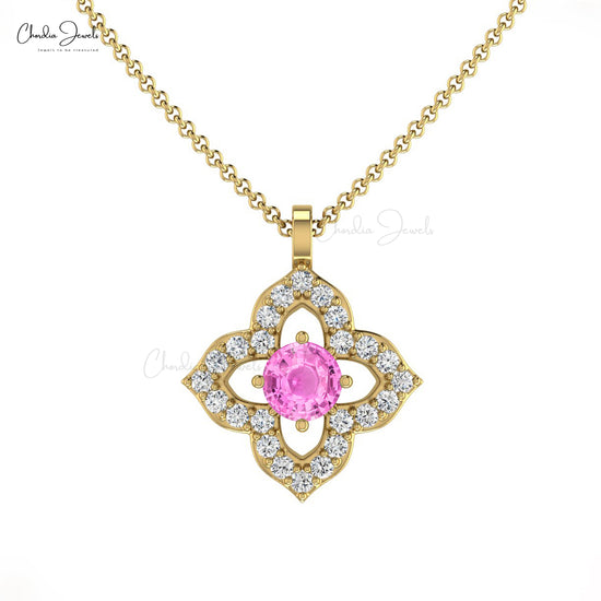 Buy Pink sapphire pendant