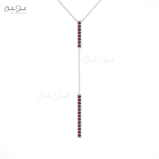 Buy Garnet Drop Necklace