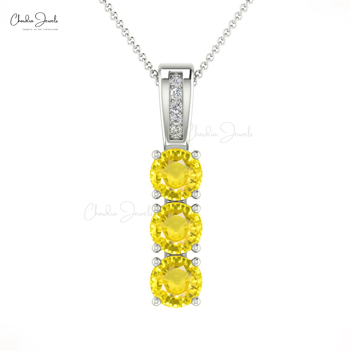 Shop Yellow Sapphire Pendant