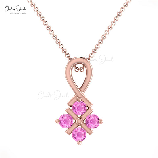 AAA Pink Sapphire Pendant