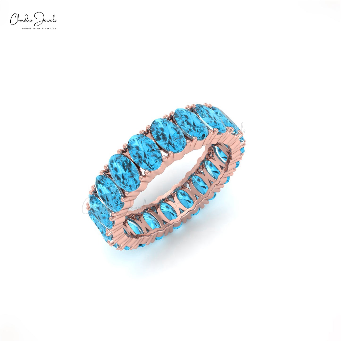 Swiss Blue Topaz Ring