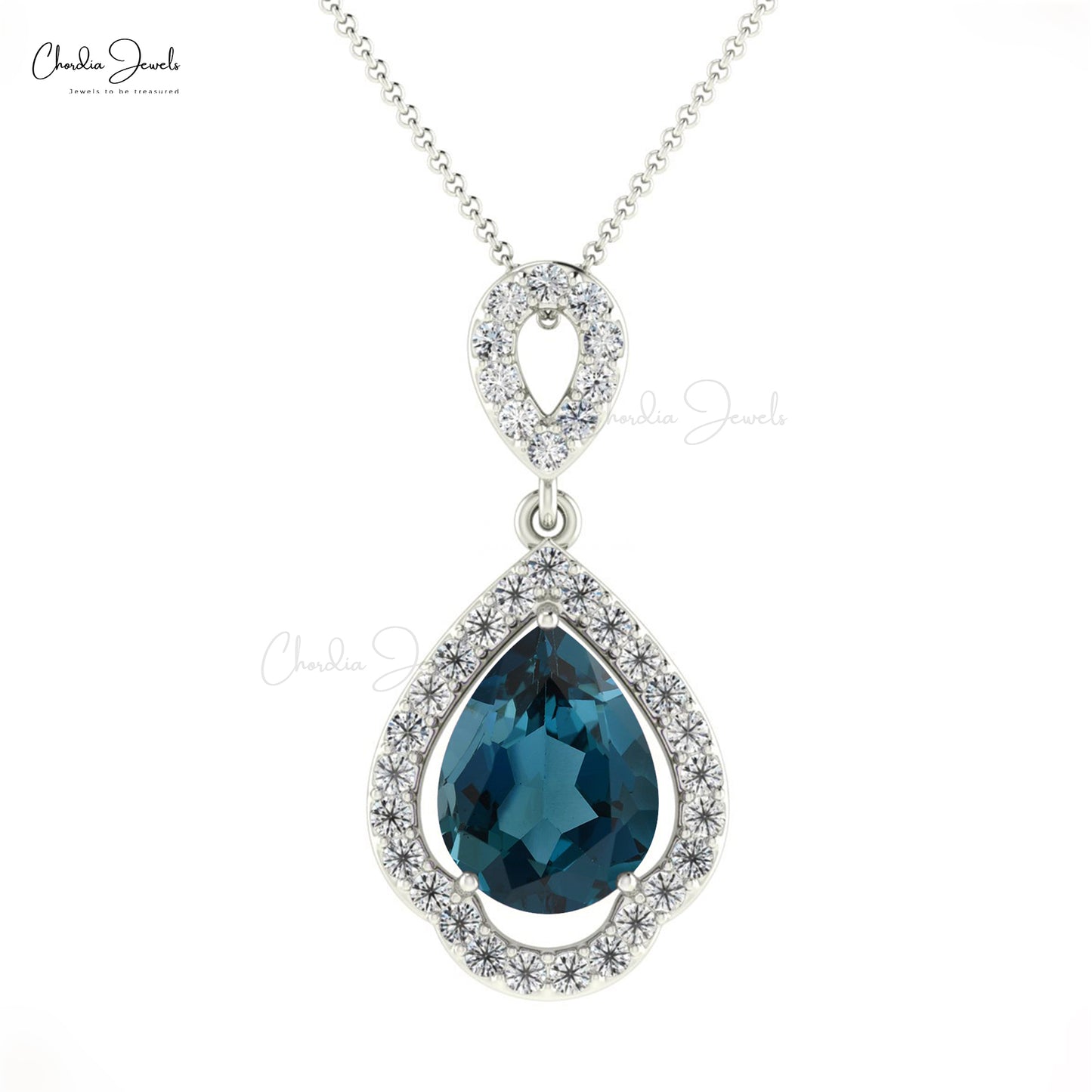 Halo Diamond Pendant