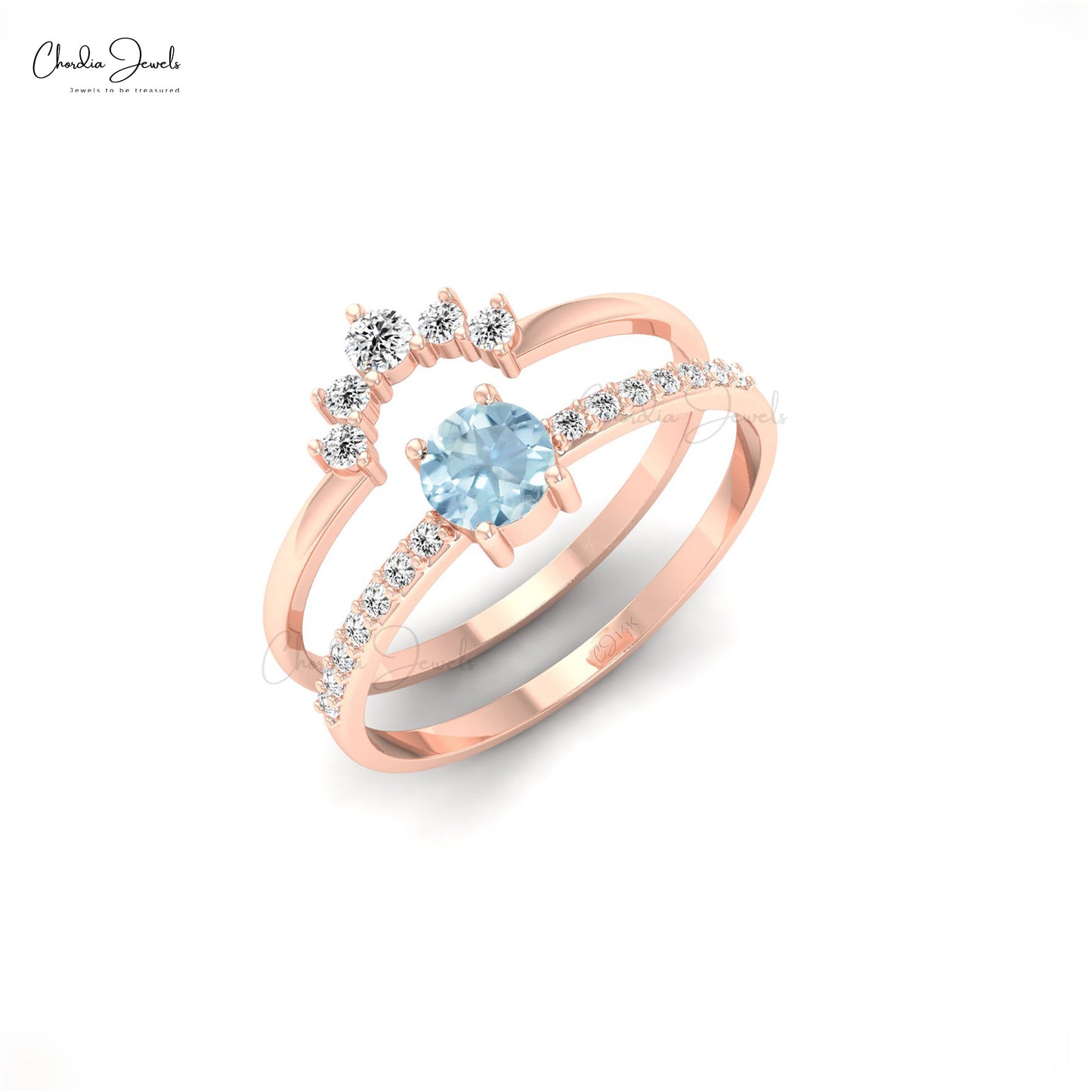 Natural Aquamarine Ring