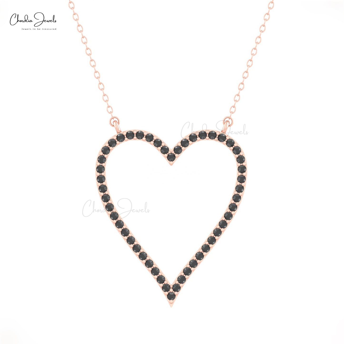 black diamond necklace