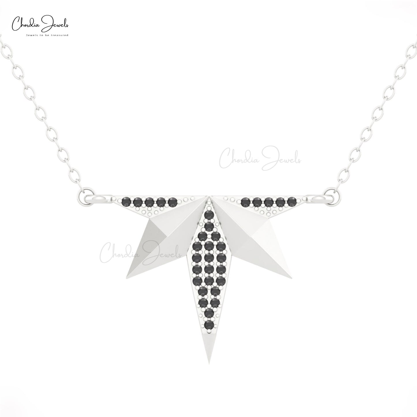 black diamond necklace