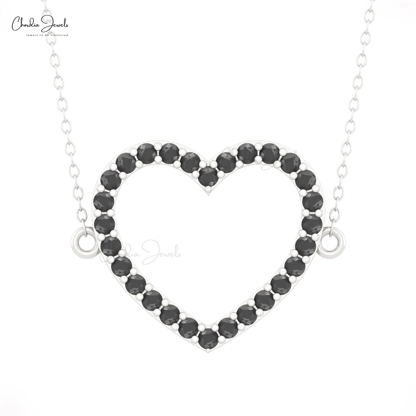 black diamond necklace