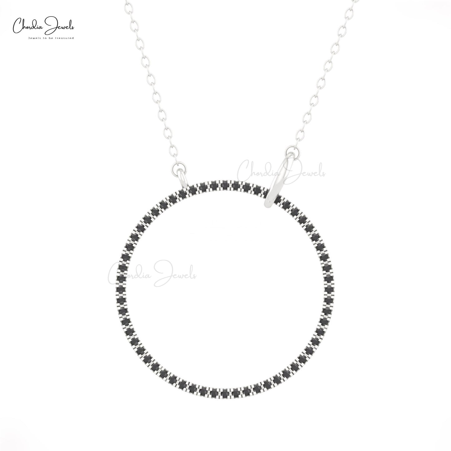 black diamond necklace