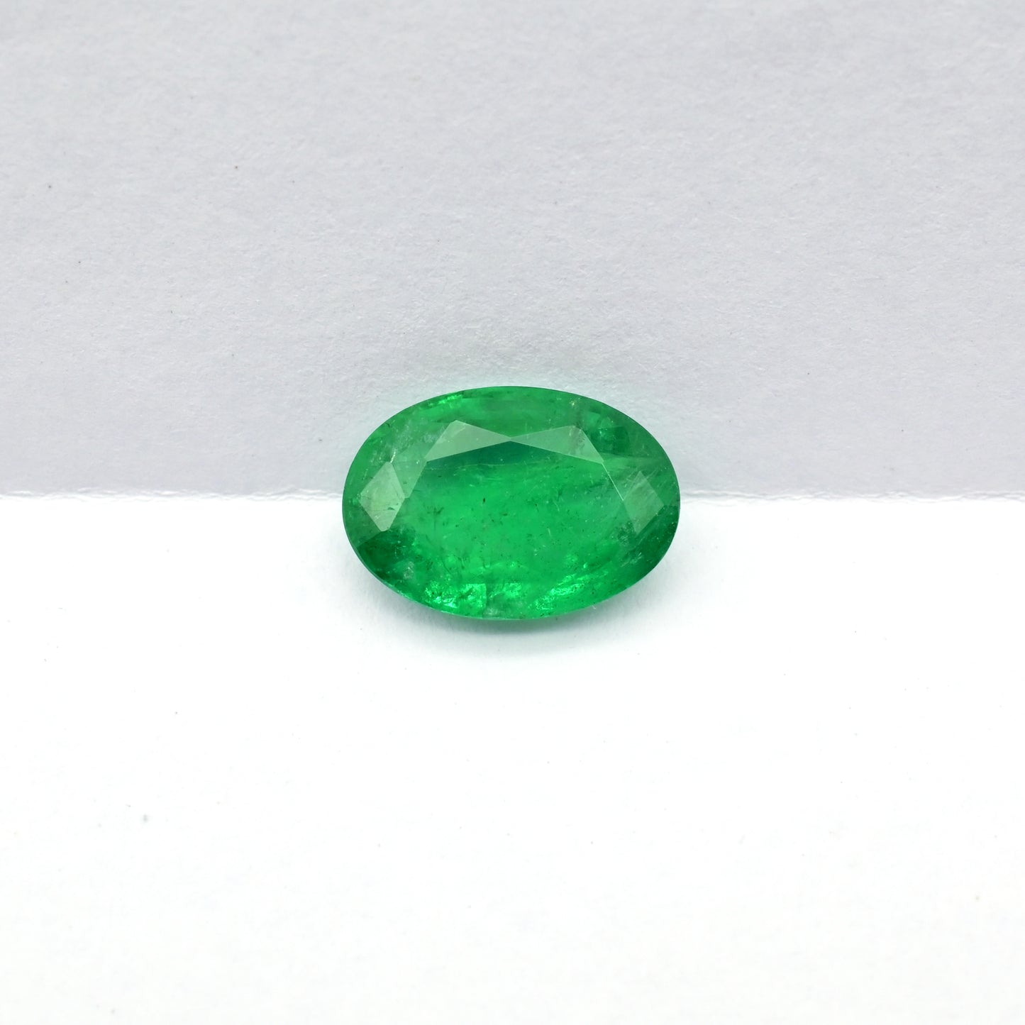 2.65 Ct oval cut emerald gemstone – Chordia Jewels