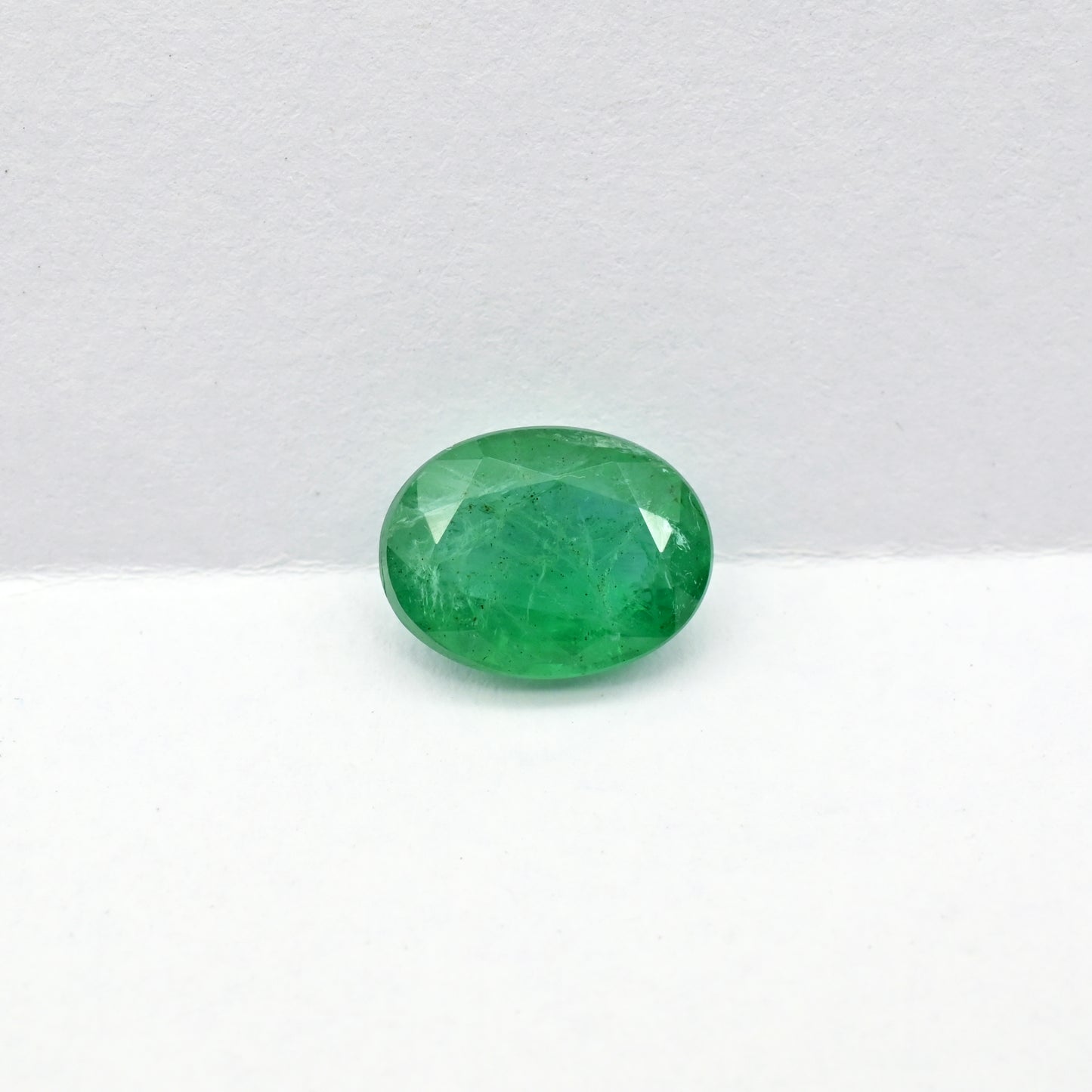2.04 Ct oval cut emerald gemstone – Chordia Jewels