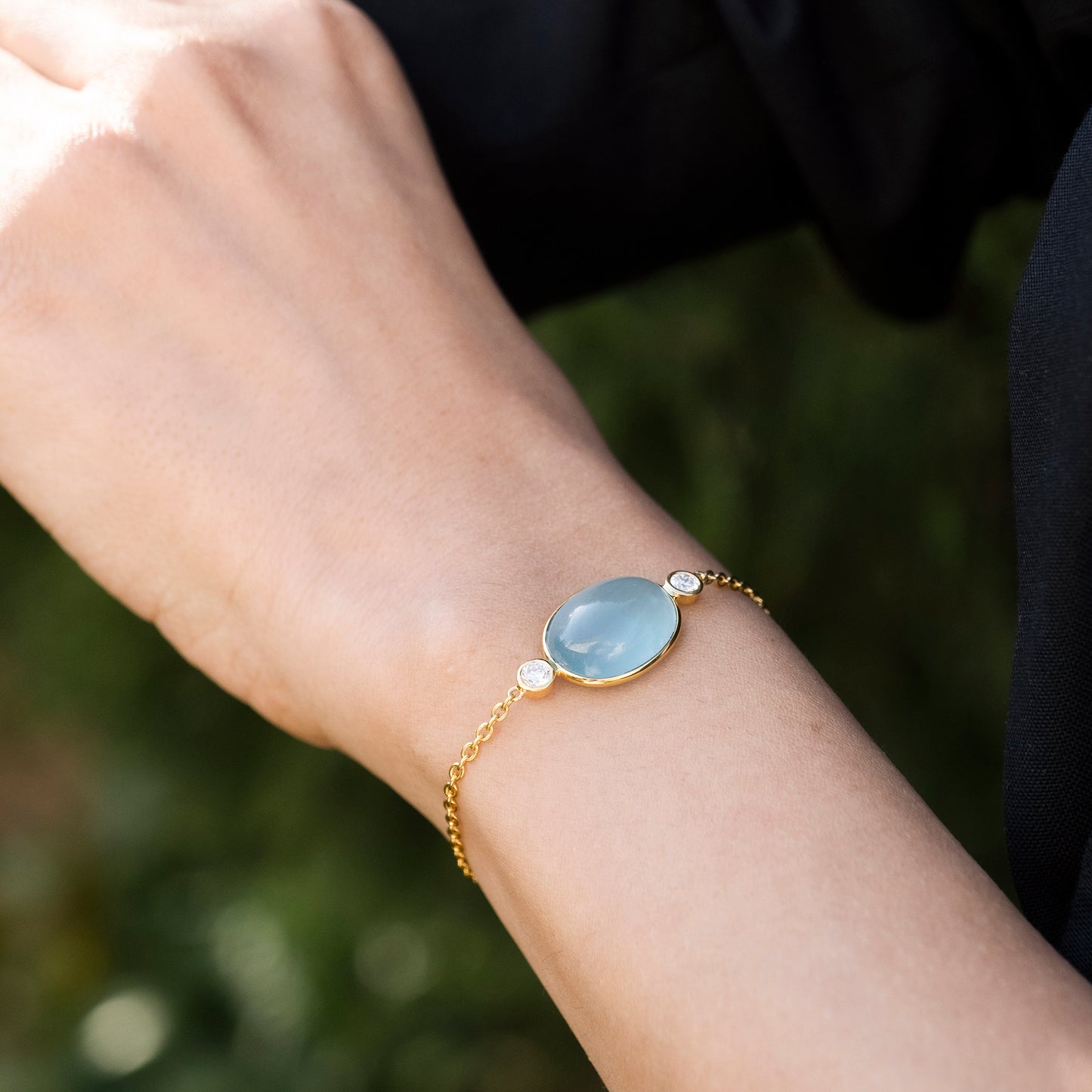 Shop Aquamarine Stone Bracelet
