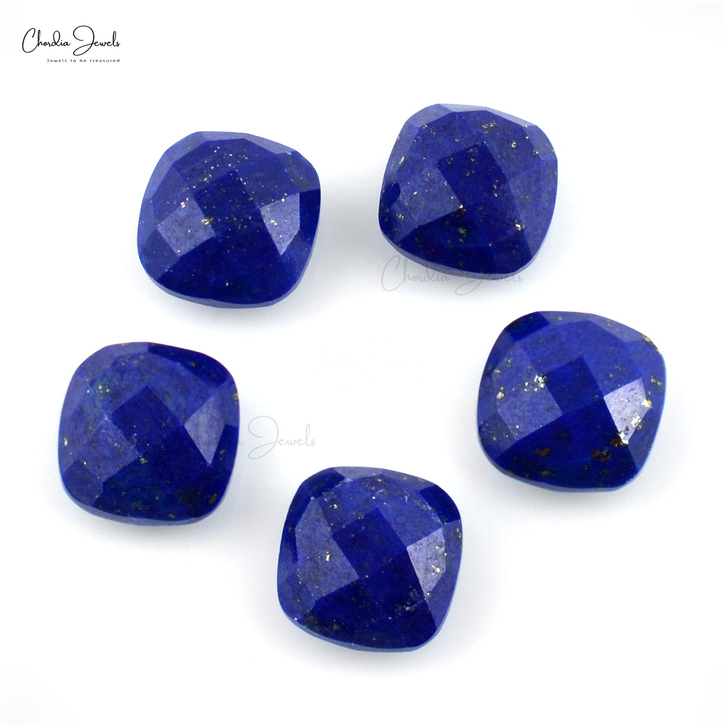 Vierkantige Briolette 9mm Lapis Lazuli Los Groothandel Steen Lot, 5 Stuk