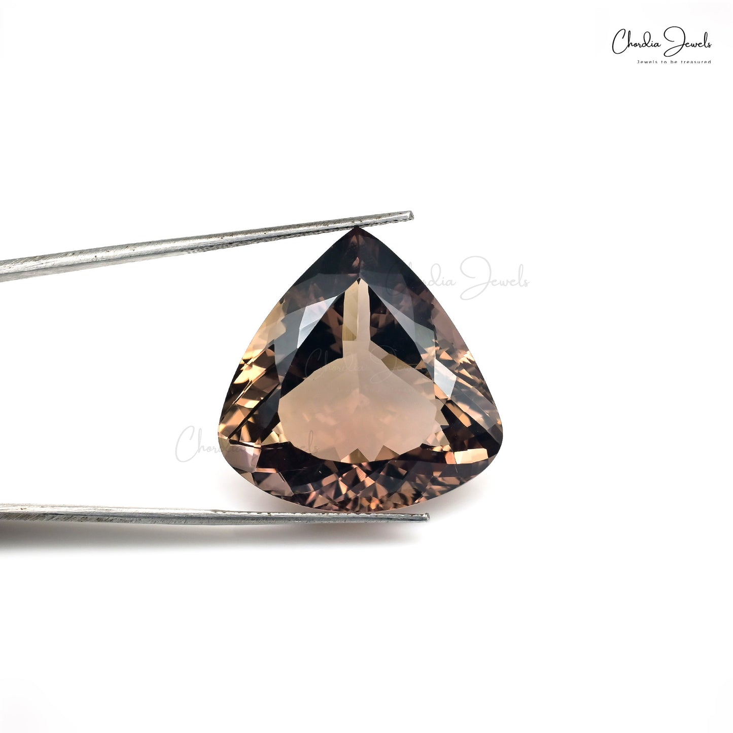 Piedra suelta natural de ametrina de 40,74 ct, talla trillón, para joyería (1 unidad)