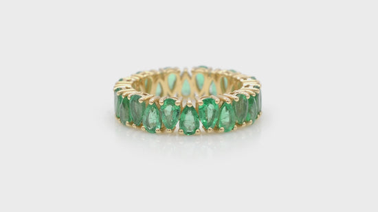 Load and play video in Gallery viewer, Emerald Eternity Band
