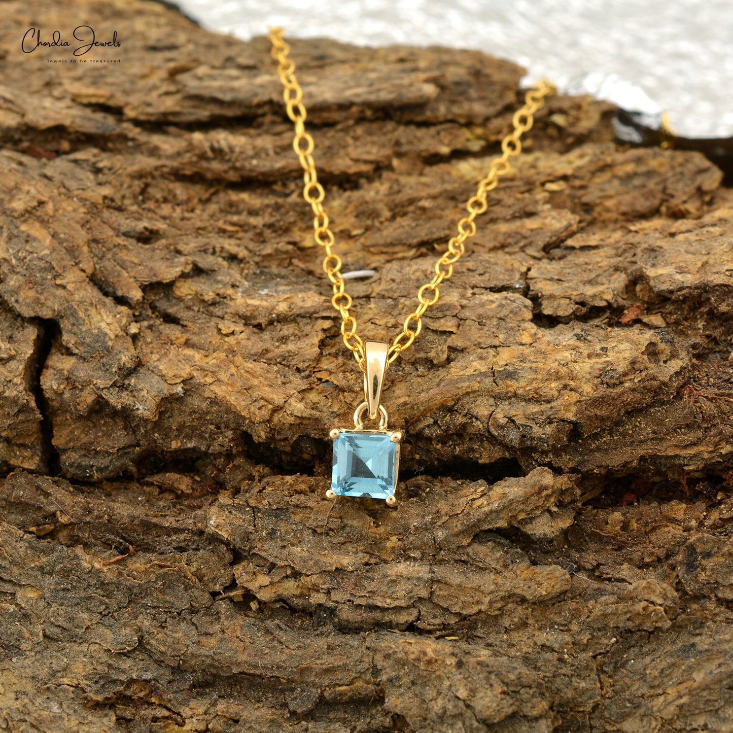Shop Swiss Blue Topaz Pendant