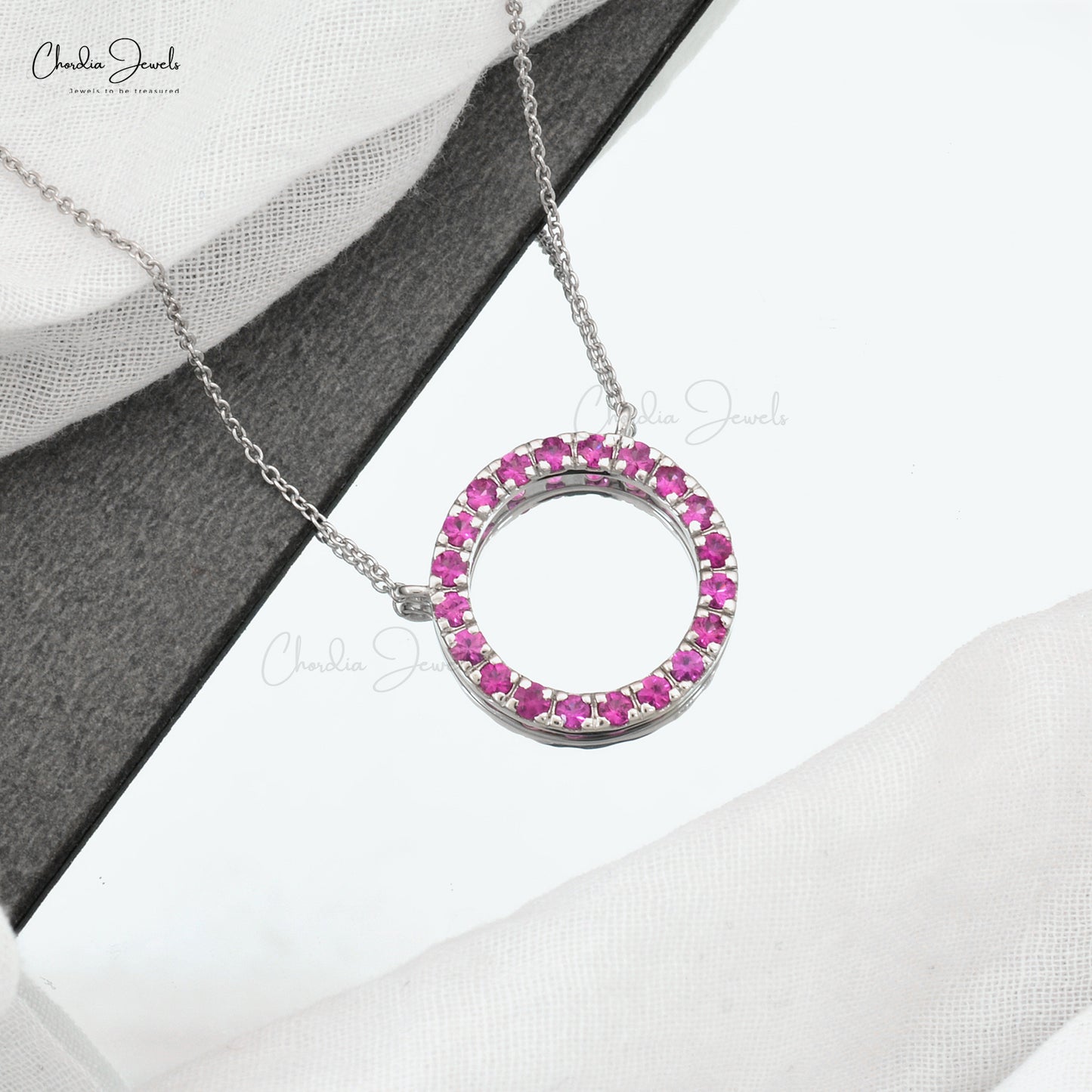 Authentic Pink Sapphire Pendant