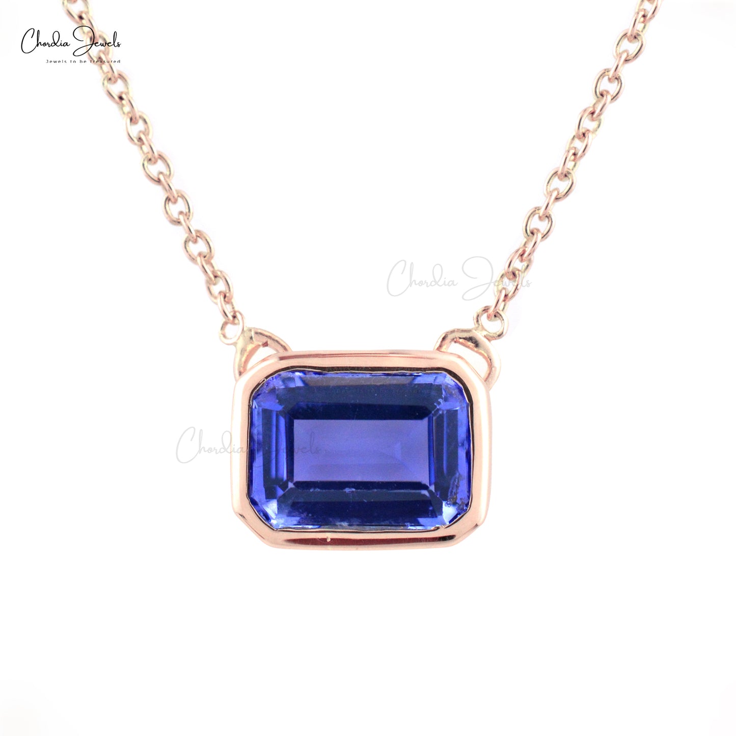 Blue Tanzanite Necklace
