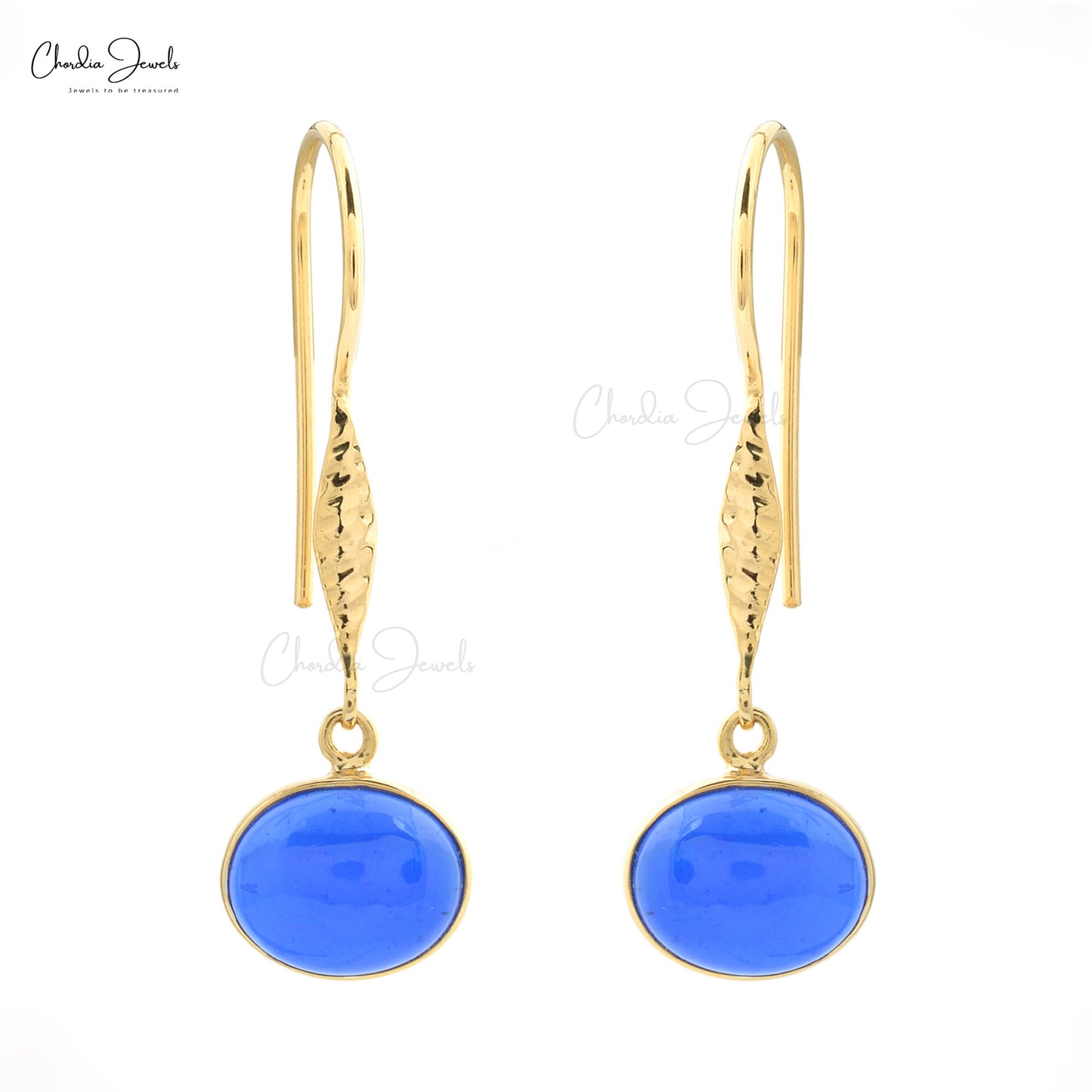 Blue Opal Gemstone Silver Earrings Silver Earrings