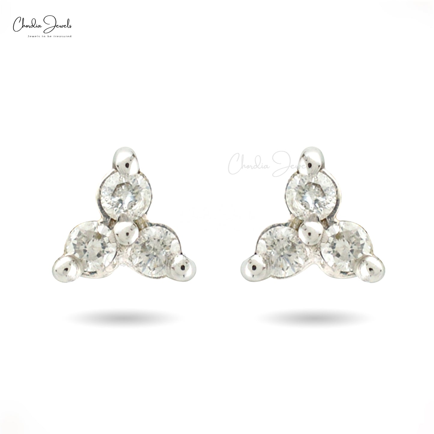 Complete your overall look with these Natural Diamond Studs