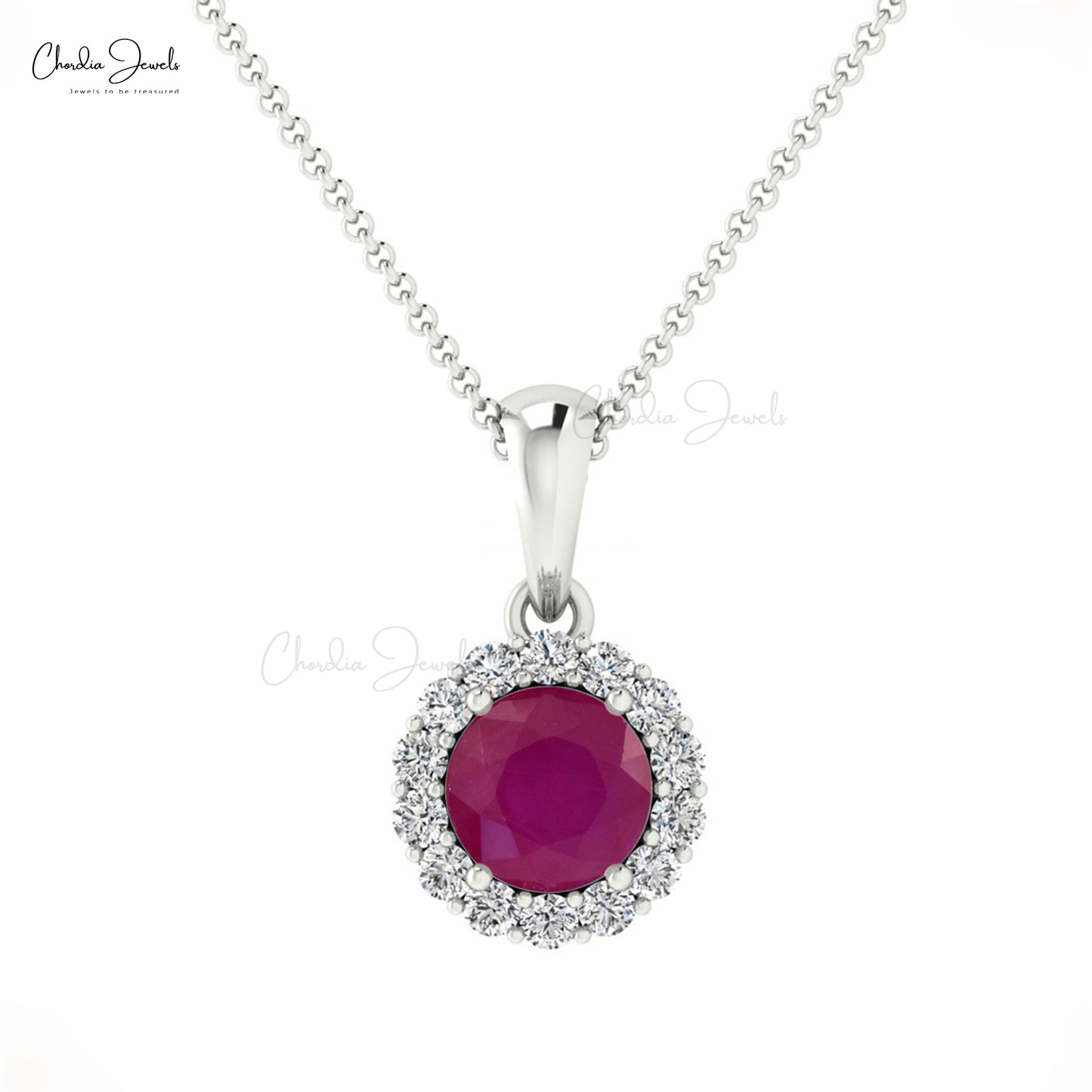 Designer Ruby Pendant