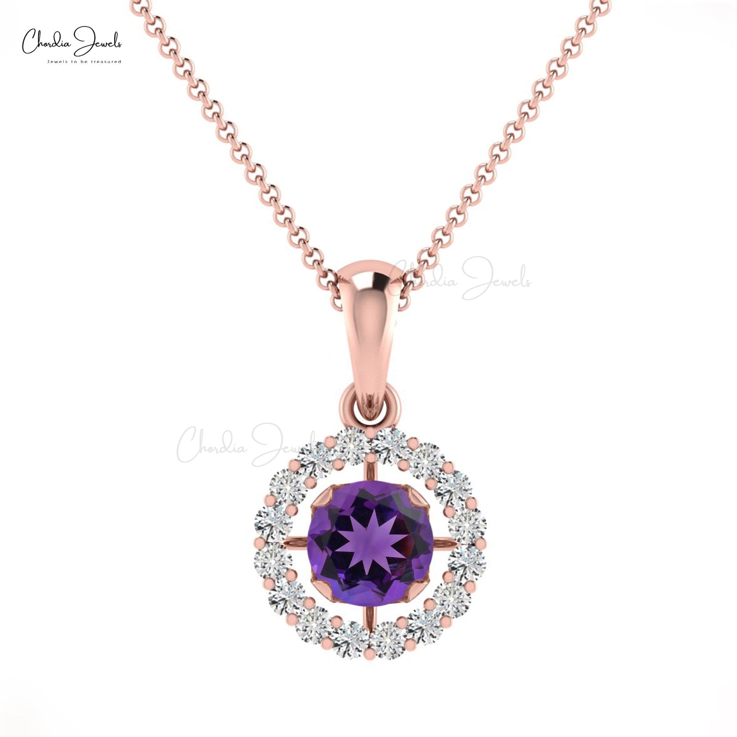 Natural Amethyst Pendant