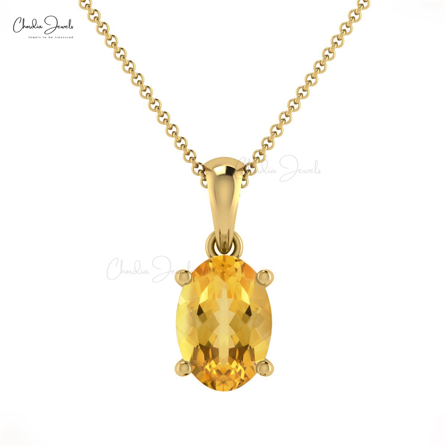 Natural Citrine Pendants