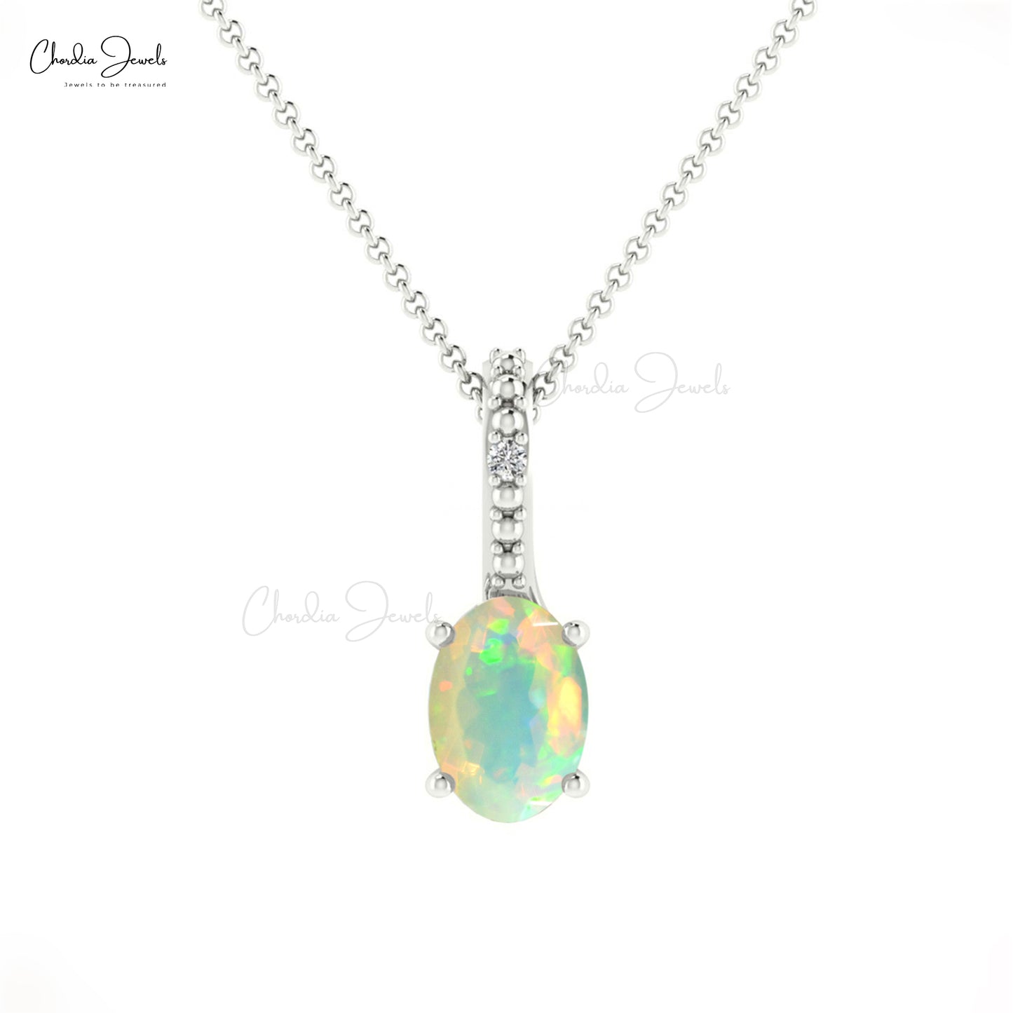 Fire Opal Pendant