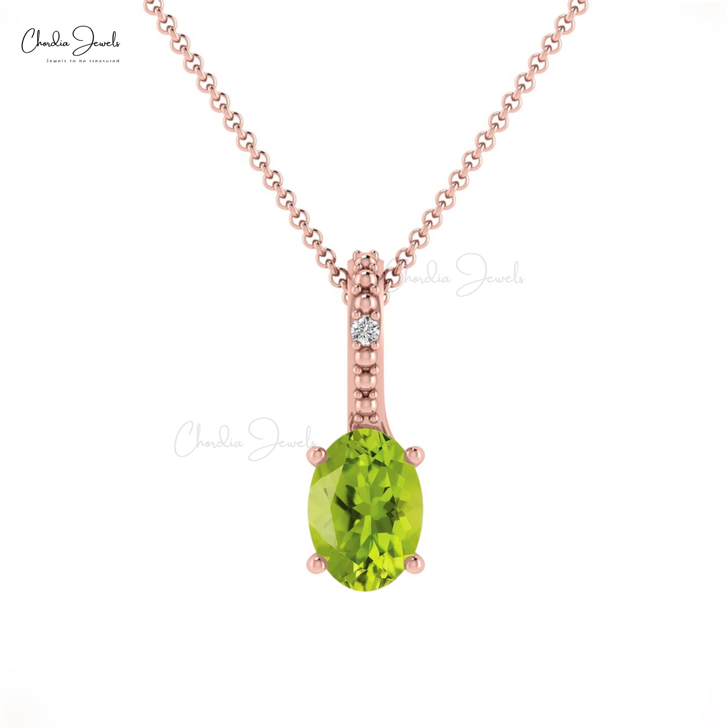 Green Peridot Pendants