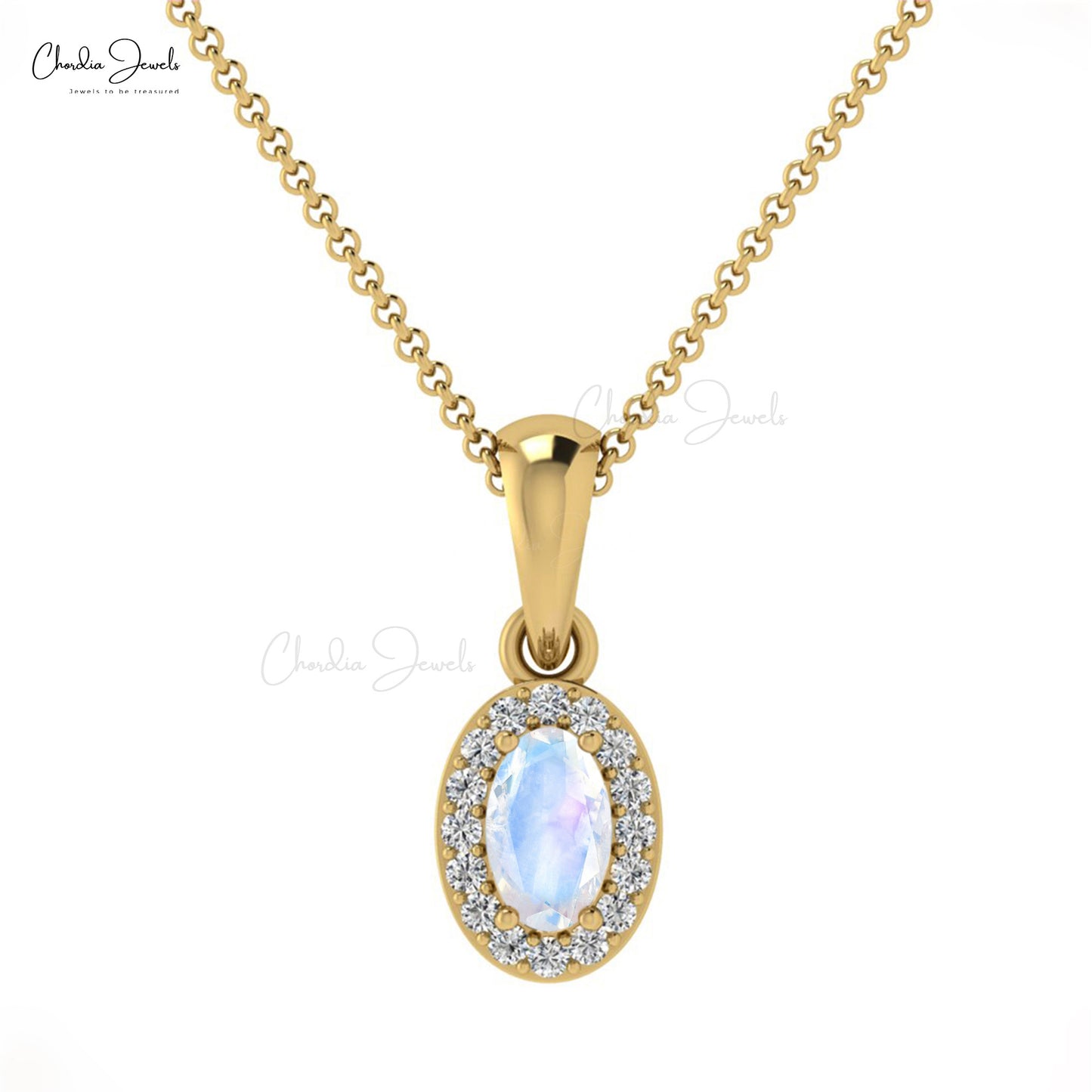 Rainbow Moonstone Pendant